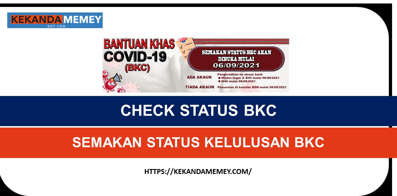 Bkc hasil gov my login semakan status bkc 2021