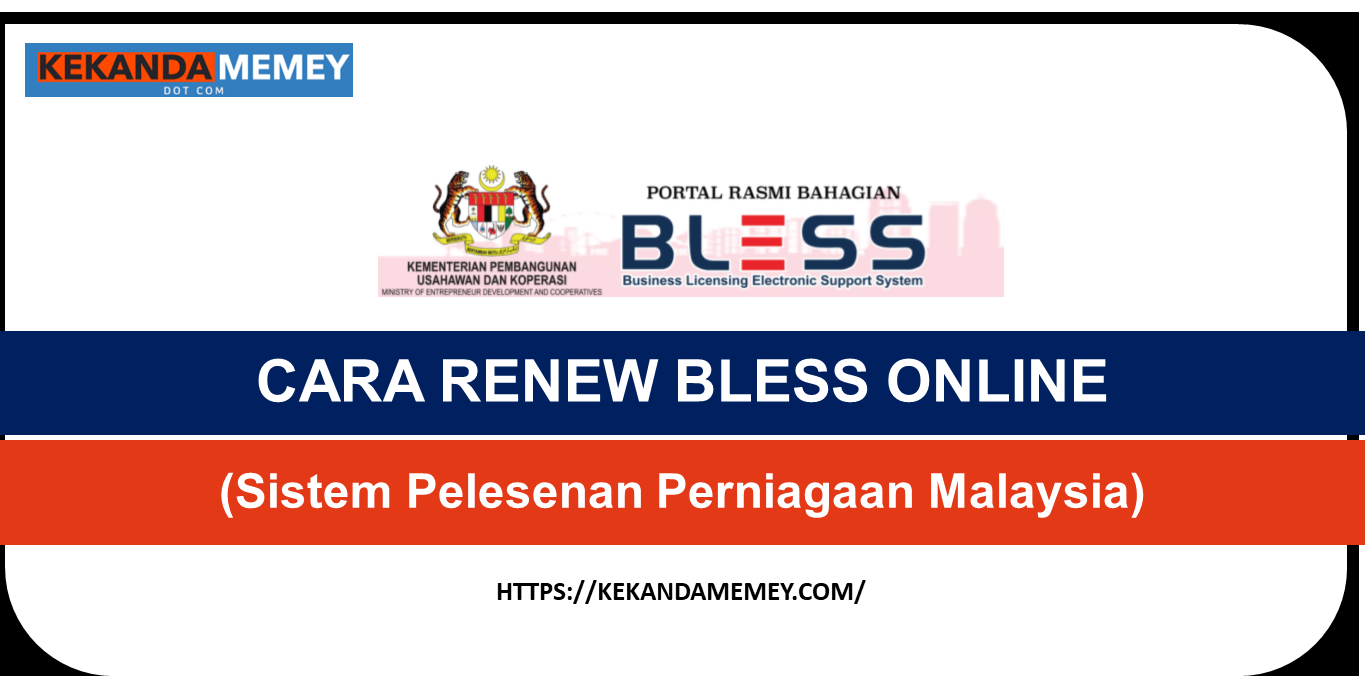 CARA RENEW BLESS ONLINE(Sistem Pelesenan Perniagaan Malaysia)
