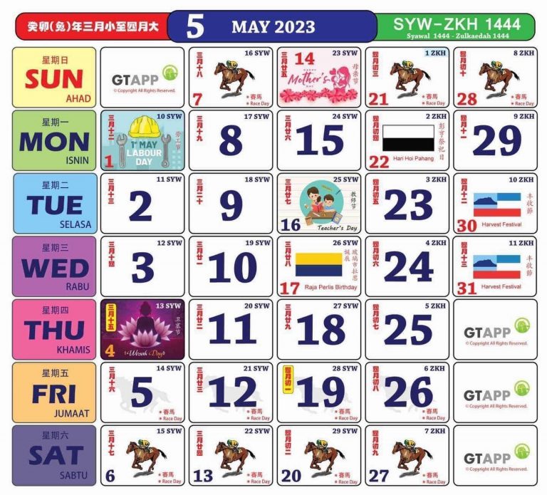 Kalendar Kuda Tahun 2023 2024 Semakan Senarai Cuti Umum And Sekolah