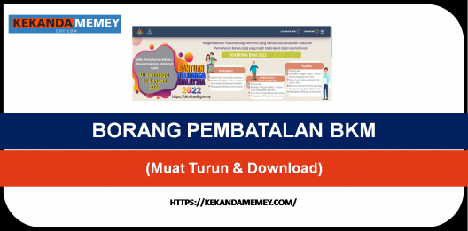 Borang permohonan bkm 2022 online