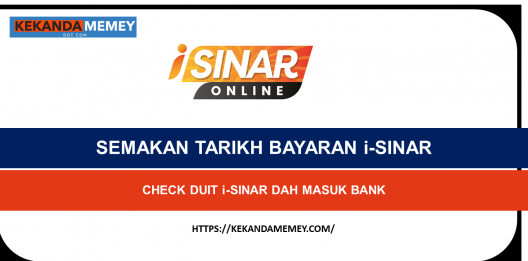 Permalink to SEMAKAN TARIKH BAYARAN i-SINAR:CHECK DUIT i-SINAR DAH MASUK BANK