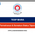 TESP MARA 2022 (Permohonan & Semakan Status Tajaan)